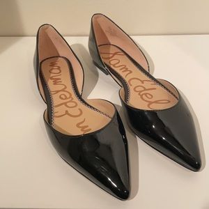 Sam Edelman black patent leather flats